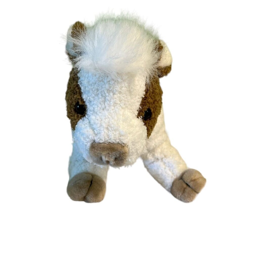 Vtg Ty Jersey Cow Classic 3rd Gen White Brown Plush 12" 1996 Textured Stuffed - Picture 3 of 8